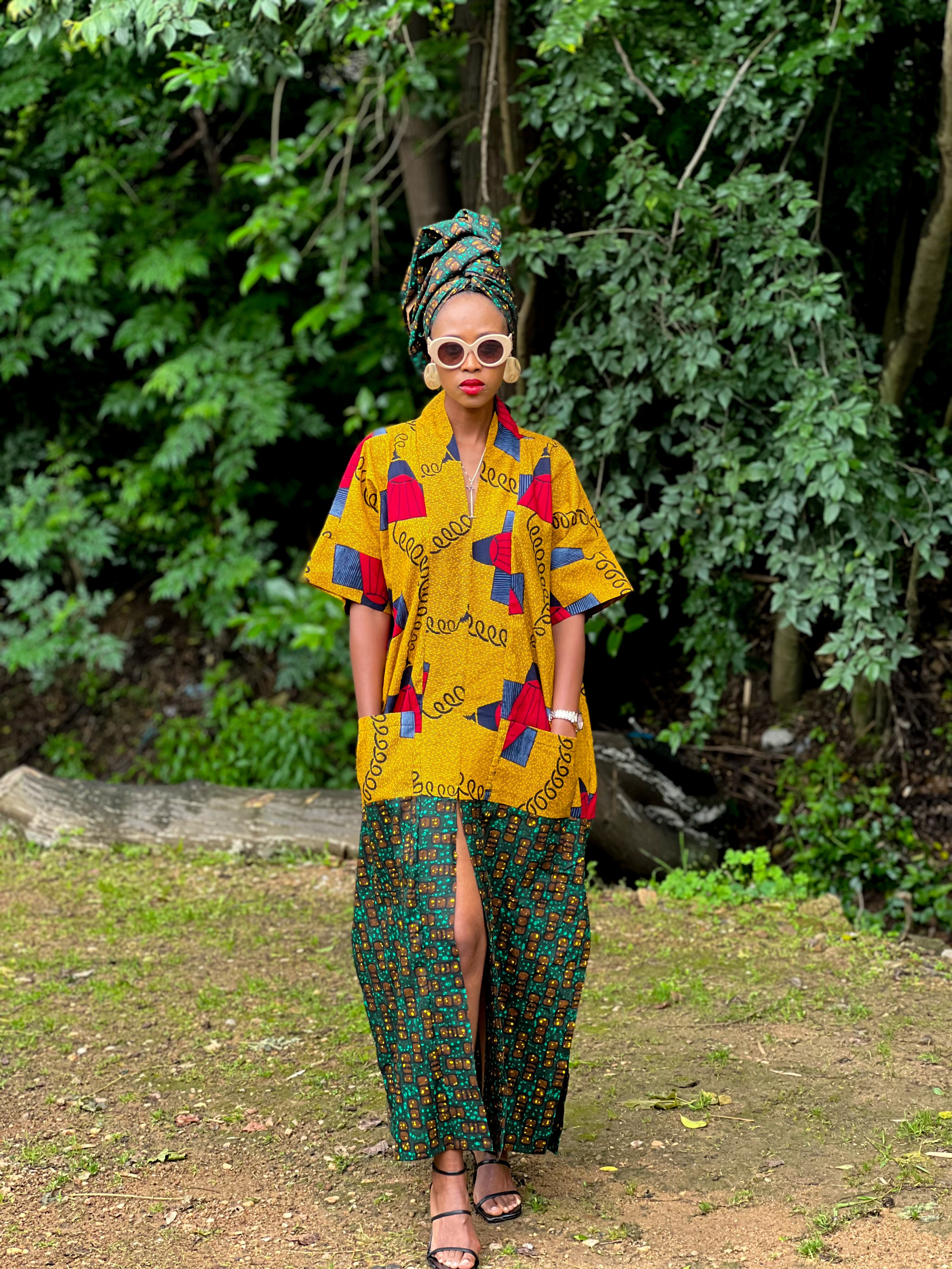 Ramona Concrete Canvas ( Headwrap Incl )