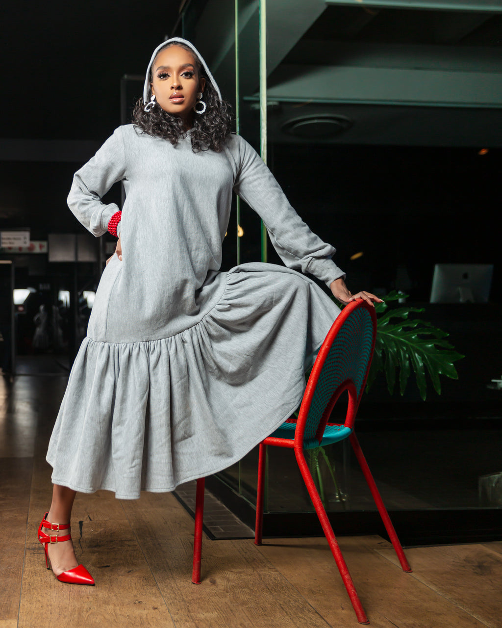 Sweater Midi Grey