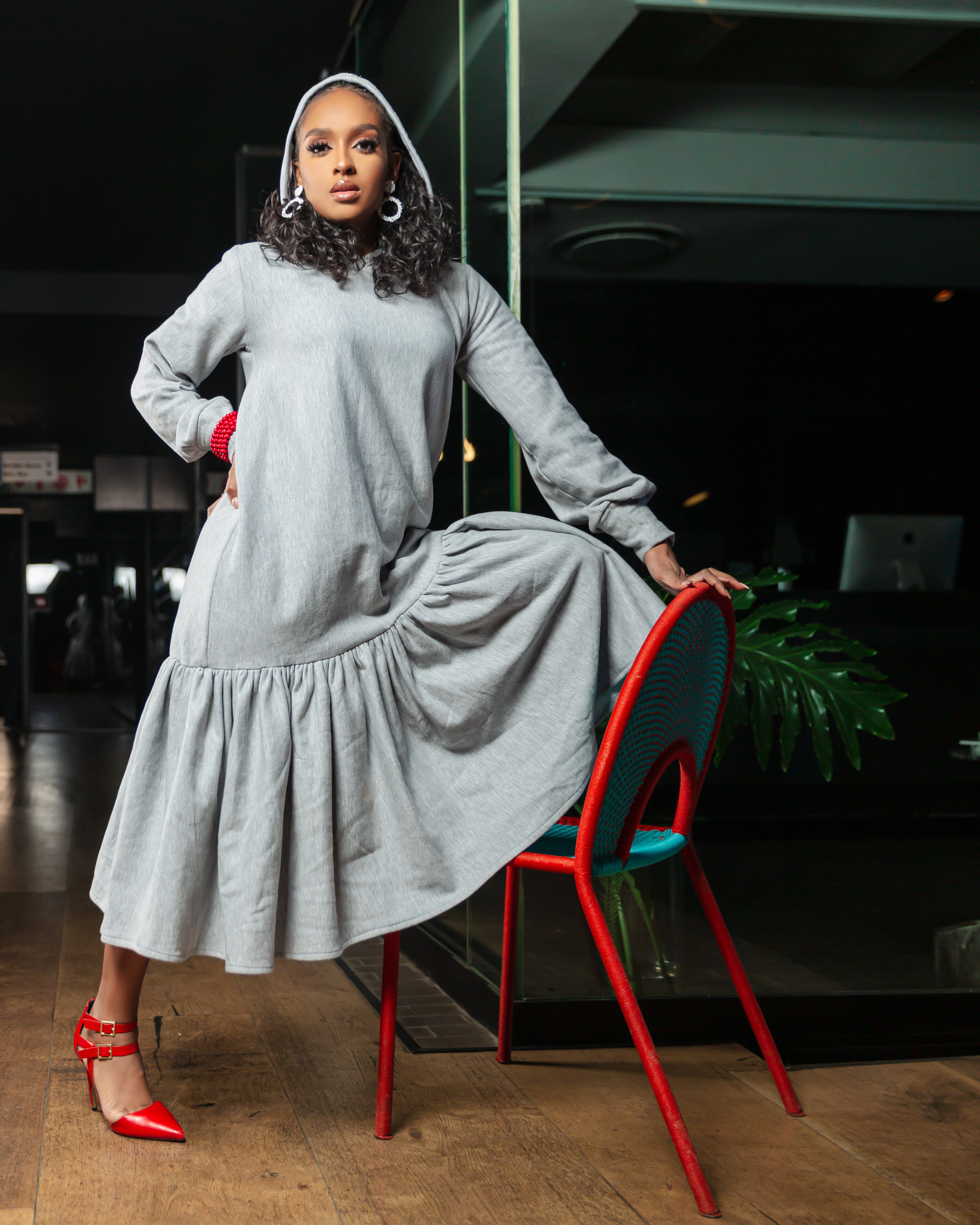 Sweater Midi Grey