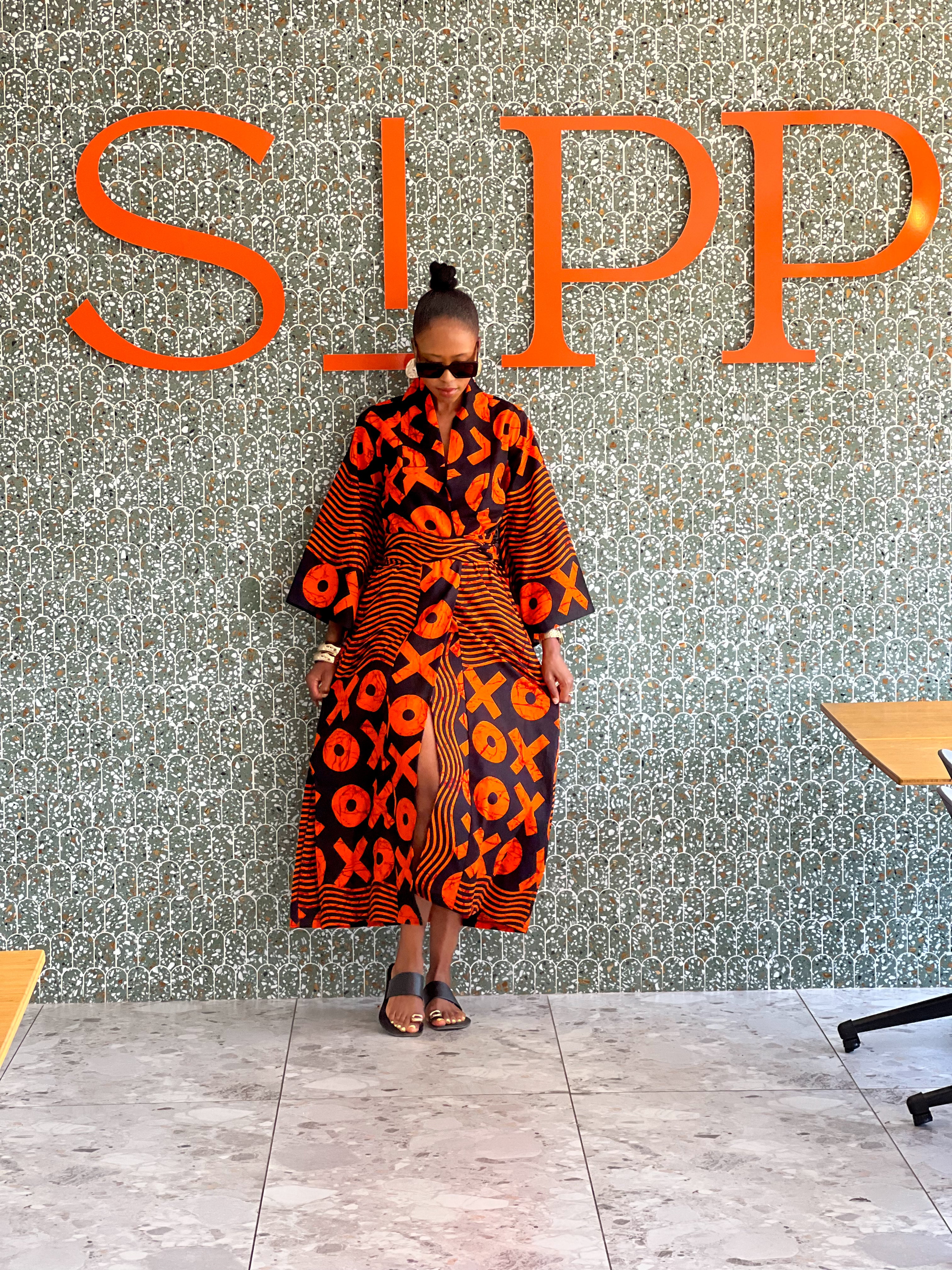 Bahati Kimono ( Headwrap Incl )