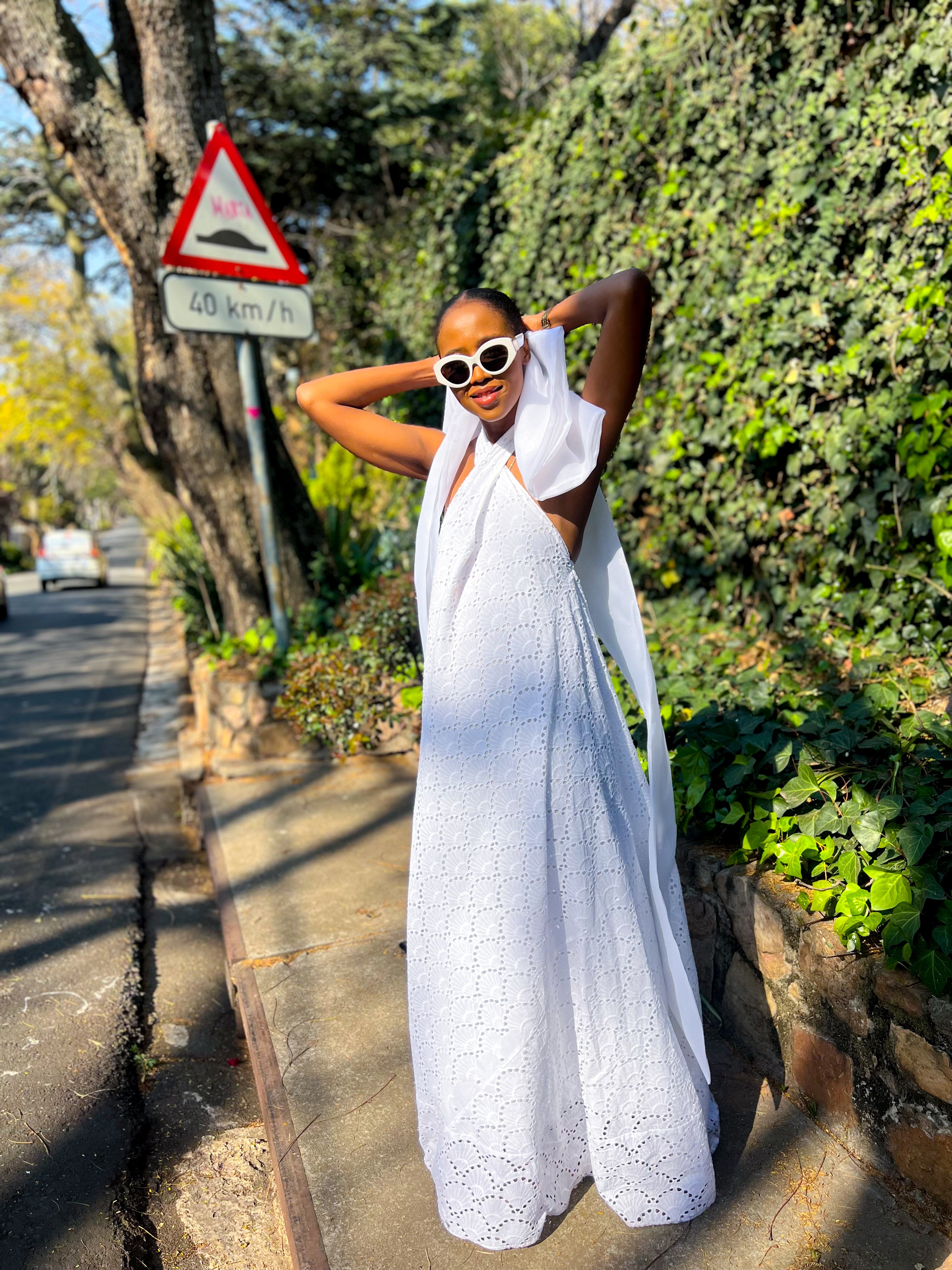 Runaway Bride Halterneck Maxi