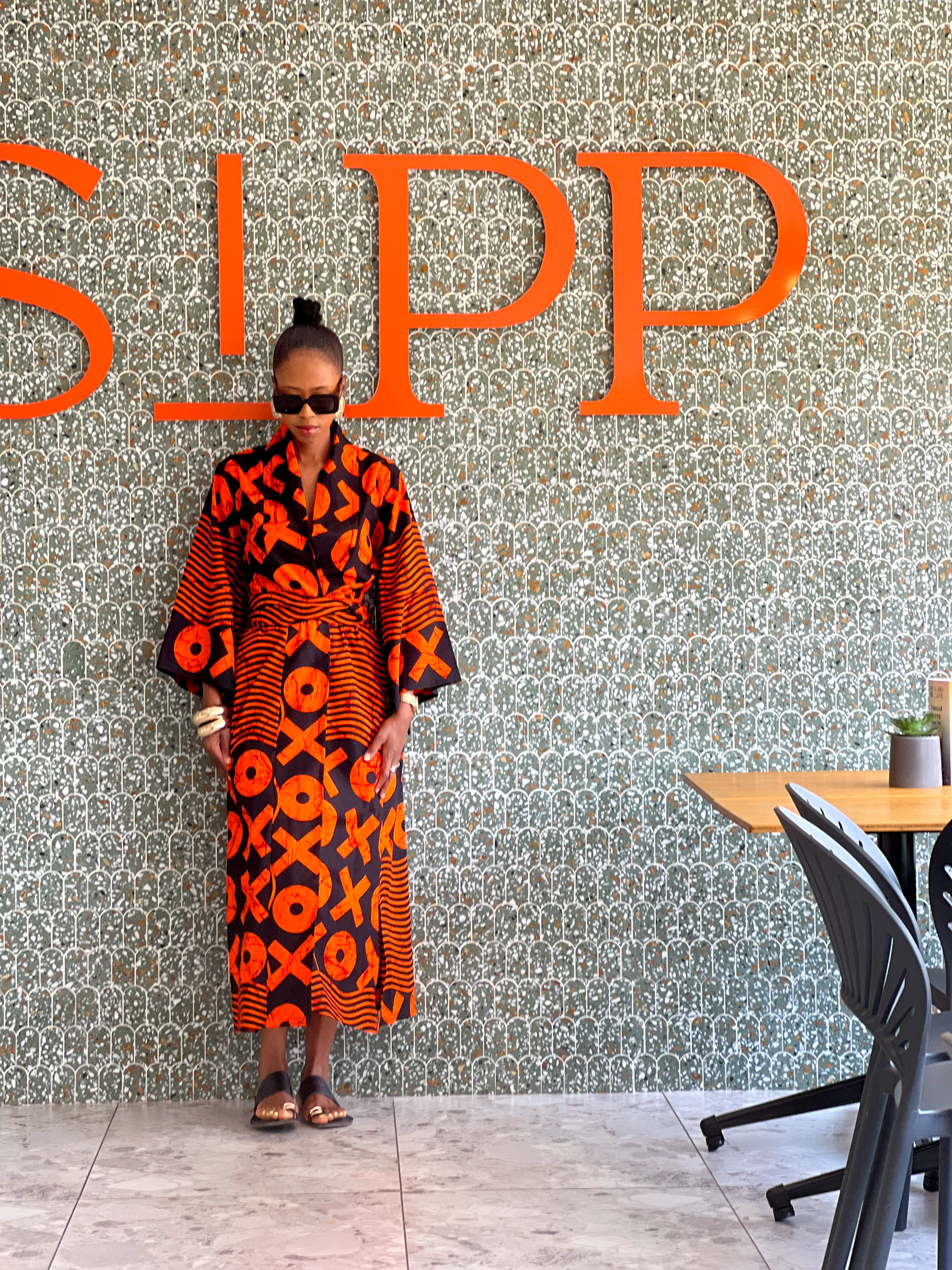 Bahati Kimono ( Headwrap Incl )