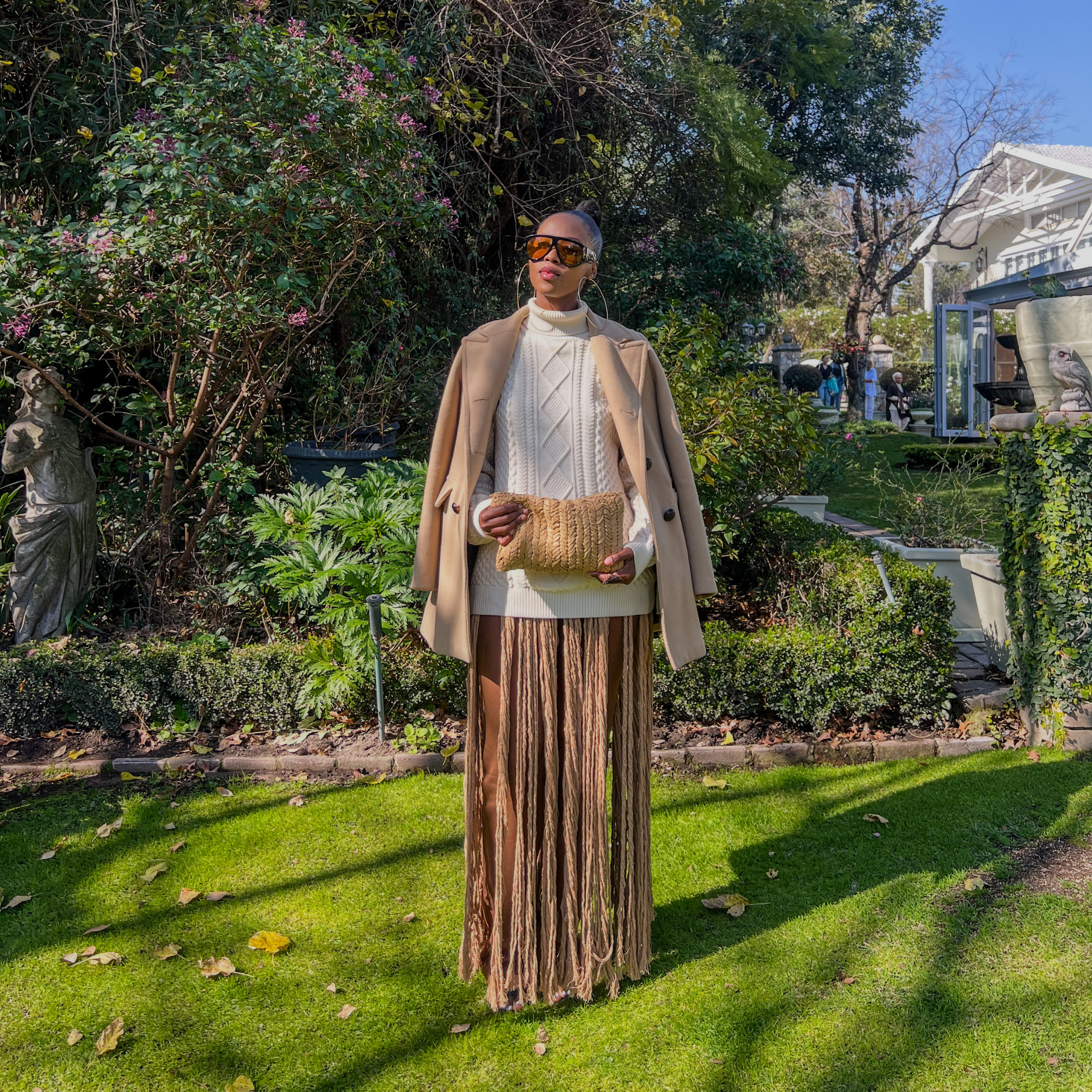 Chocolate Macrame Skirt