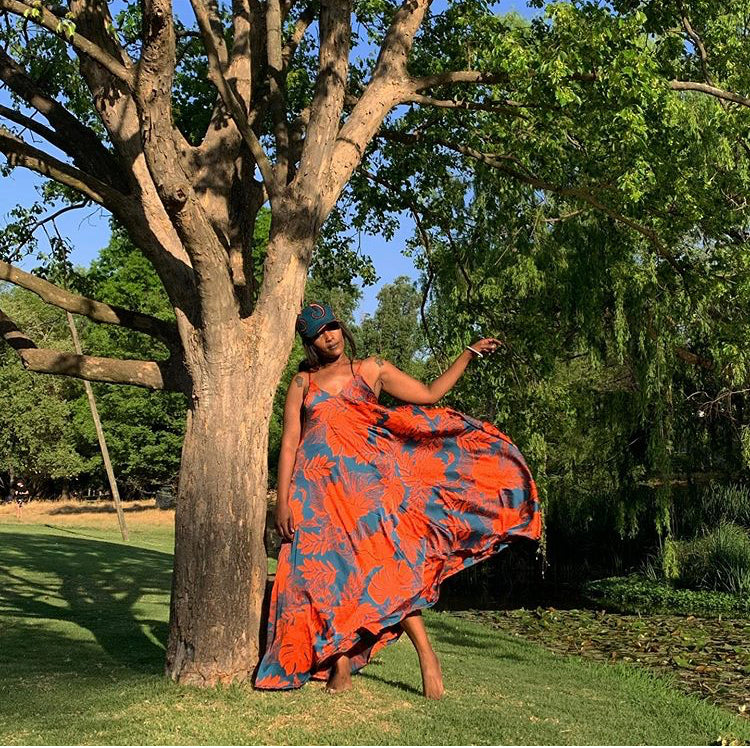 Printed Slip Maxi - CLEARANCE