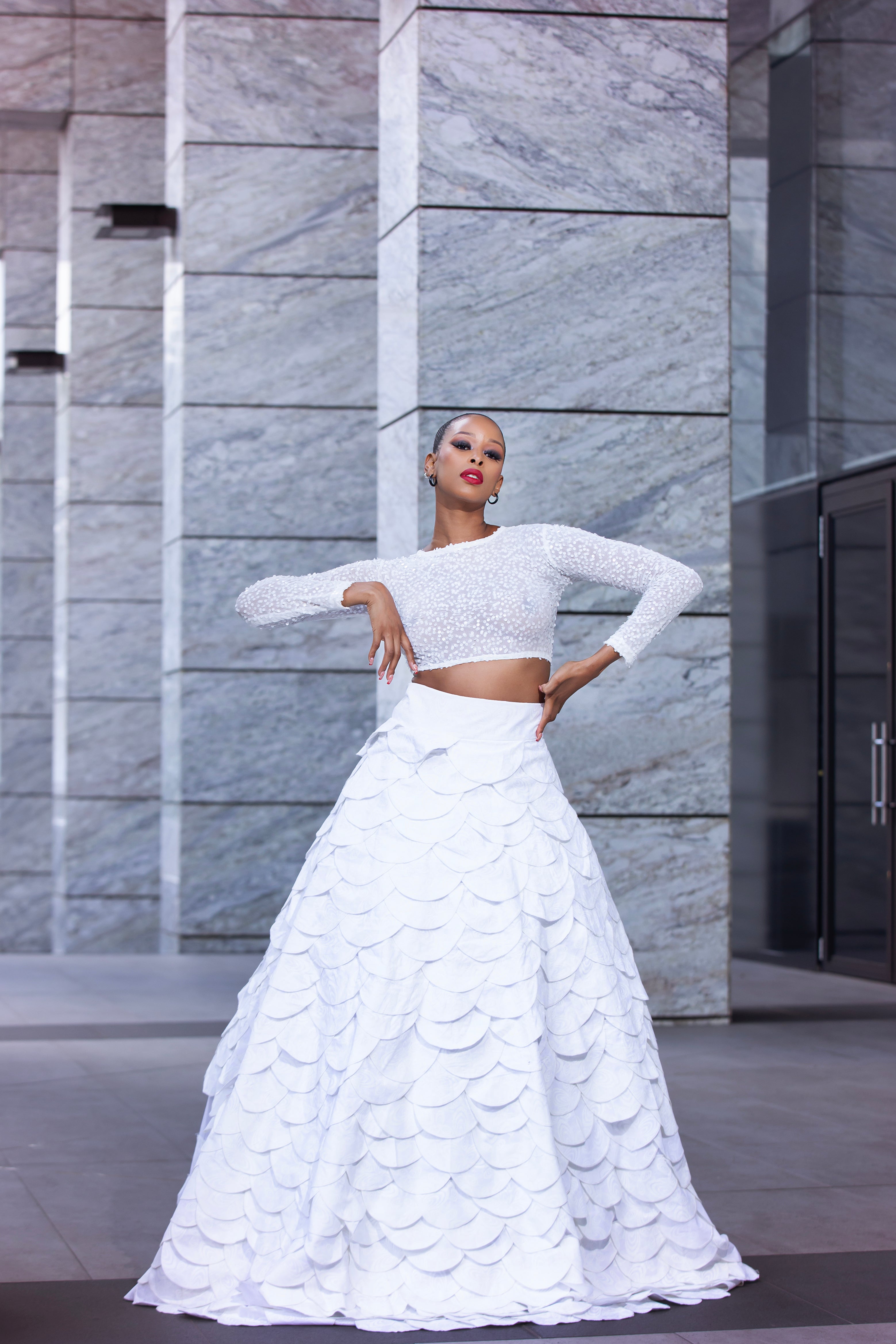 Rental : Nyakallo Seshweshwe Maxi Skirt